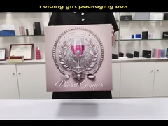 Opvouwbare platte magnetische cadeaubon Luxe vouwdoos met magnetische sluiting