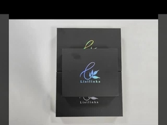 Hergebruikte materialen Persoonlijke afmeting Boekvormige verpakking Geschenkdoos met magnetisch deksel