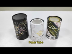 Custom logo Ronde cilindrische blik kartonnen cilinder doos voor cosmetica