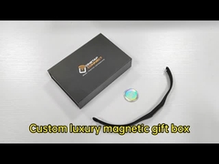 Custom Logo Luxe Matte Verpakking Flip Top Karton Magnetische sluiting Gift Paper Box