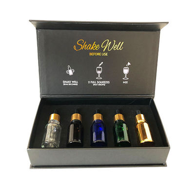 Cosmetische rigide kartonnen vertoondoos Magnetische essentiële olie cadeaubon Verpakking