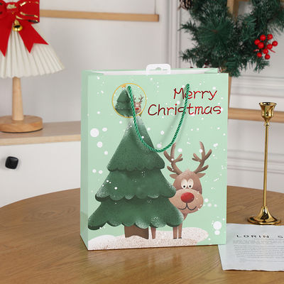 Milieuvriendelijke Groene Gerecyclede Kerstpapieren Zakken Duurzame Vakantie Cadeauverpakkingsoplossingen