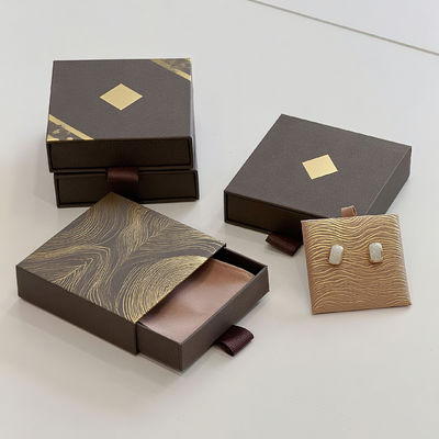 Custom Logo Eco Friendly Printed Hard Rigid Recycle Style Paper Packaging Cardboard Drawer Box Sliding For Jewellery