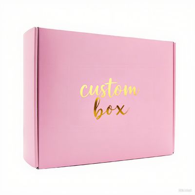 Groothandel Recyclebaar gegolfd papier Cosmetische mailerbox Opvouwbare e-commerce verzenddozen voor parfum wimpers Matt lamineering