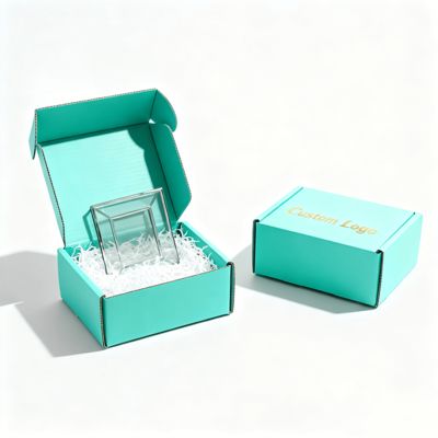 Op maat gemaakte luxe verpakking Parfum kartonnen doos klaar voor verzending cadeaubon voor cosmetica