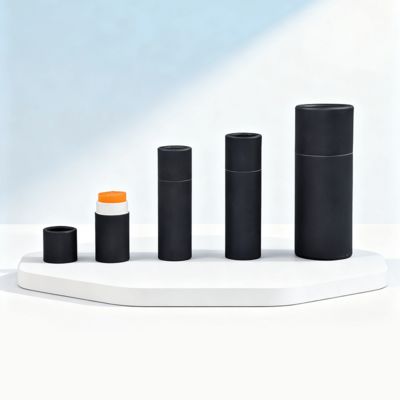 Aangepaste cilindrische papieren koker voor tandenborstel, essentiële olie, kaarsen, koffie, thee, verpakking, ambachtelijk papier en karton