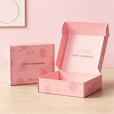 Gepersonaliseerd logo Druk milieuvriendelijk Cosmetisch Parfum Papier Verpakkingsdozen Verzending Geaffineerd Karton Mailerdoos