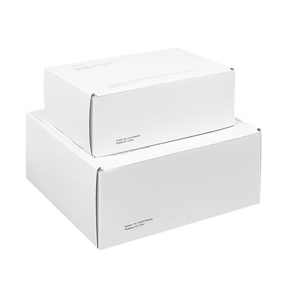 Mode stijl rechthoekige mailer papieren doos witte schoenen en kleding verzenddozen
