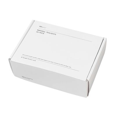 Mode stijl rechthoekige mailer papieren doos witte schoenen en kleding verzenddozen