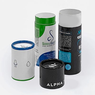 Ronde Kraft karton papierbuis Verpakkingsdoos Cylinder Verzendbuis Op maat