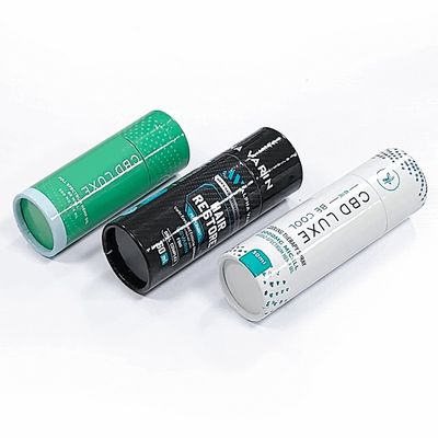 Ronde Kraft karton papierbuis Verpakkingsdoos Cylinder Verzendbuis Op maat