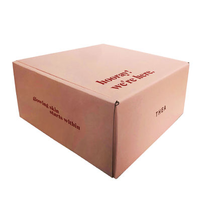 Geaffineerd karton papier mailer box voor huidverzorging kleding schoenen verpakking