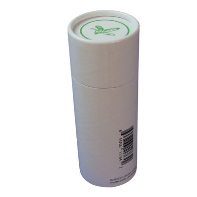 Herbruikbare en stijlvolle papieren buis cadeaubon Warm stempelen met stickers Custom logo