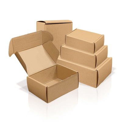 Gepersonaliseerde Kraftpapier Mailer Box Verpakking Recycleerbare golfkarton Mailer Boxes
