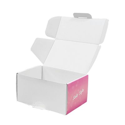Rigiede kunstpapier gegolfde verzenddozen recyclebaar aangepast logo aanvaardbaar