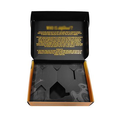 Gepersonaliseerd logo Acceptabel Zwart Papier Zipper Grof Verpakking Verscheep Mailer Box