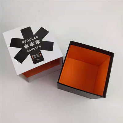 Op maat gemaakte kaarspot met deksel en cadeaubon Verpakkingsdozen in CMYK/PANTONE-afdrukken
