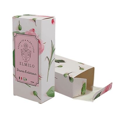 Gecoate verpakkingsdozen van papier voor cosmetische dozen met automatische onderkant, vouwdoos 350 g 500 g