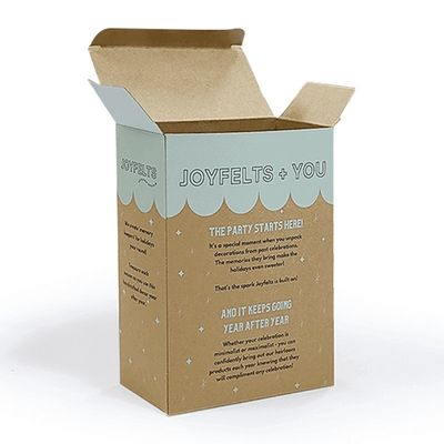 Kraftpapier Tuck Top Auto Lock Dozen met snijvensters Op maat gemaakte vorm