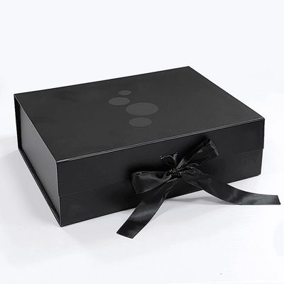 Rectangle Luxe Zwarte Magnetische Geschenkdoos Met Karton Liner Custom Printing Logo
