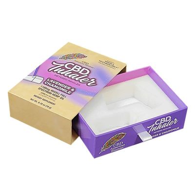 4C/UV/Laminatie/Emboussing/Stamping Meterd Inhalator Papier Schuifverpakkingsdozen met schuim