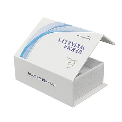 Custom Logo Kleine papieren fles Dropper Wrinkle Cream Serum Verpakking Magnetische cadeaubon met magnetische sluiting