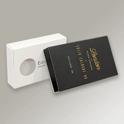 Custom logo zeep bloemen cadeau dozen Print zeep pakket papierdoos met helder raam