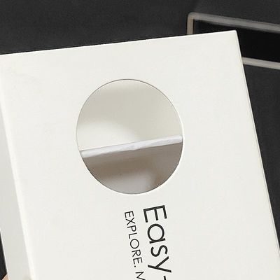 Custom logo zeep bloemen cadeau dozen Print zeep pakket papierdoos met helder raam