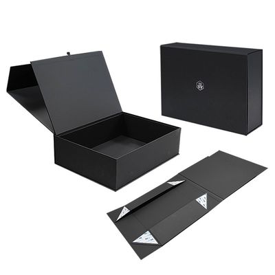 Boekvorm Rigiede opvouwbare doos Magnetisch deksel Luxe vouwpapier cadeaubon