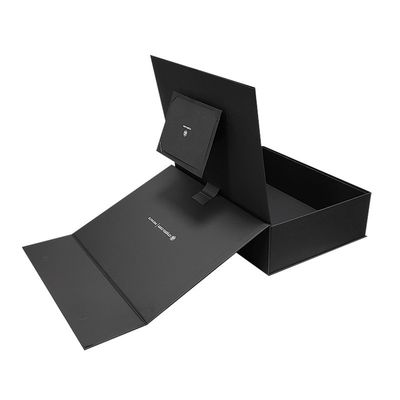 Boekvorm Rigiede opvouwbare doos Magnetisch deksel Luxe vouwpapier cadeaubon