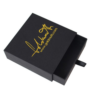 Rigid drawer verpakkingsdoos met schuiminvoeging Luxe juwelen verpakkingsdoos