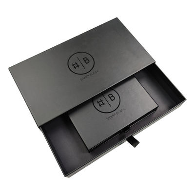 Matt Laminatie Zwarte Geschenkdoos voor rechthoekige producten van professionele fabrikanten