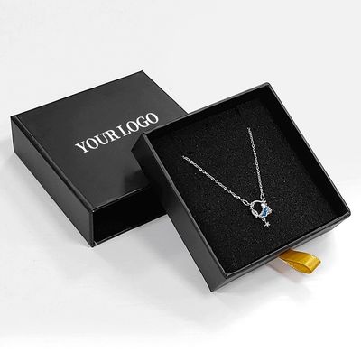 Luxe Custom Logo Juwelen Geschenkdoos voor Verpakkingsartikelen Geaffineerd karton Papier Type