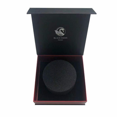 Custom logo juwelen cadeau verpakkingsdoos met fluwelen invoegsel in Matt of Glossy laminatie