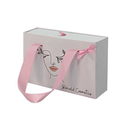 Andere Doos Type Logo Printing Luxe Wallet Kartonnen glijdozen met lintgreep