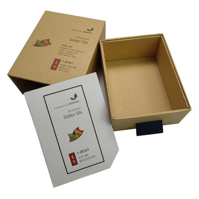 Kraft wit op maat gemaakt cadeau sieraden verpakkingsdoos papier voor horloges en oorbellen