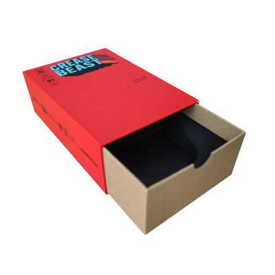 Kraft wit op maat gemaakt cadeau sieraden verpakkingsdoos papier voor horloges en oorbellen
