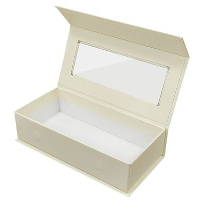 Matt Laminatie Gepersonaliseerde Juwelen trouwring Verpakking Magnetische dozen met inzetstukken