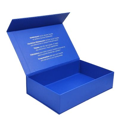 Custom Screen Printing Logo Gewone witte Magnetische vouw cadeaubon Voor uw vereisten