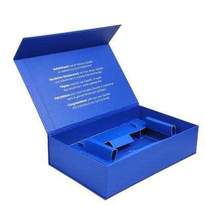 Custom Screen Printing Logo Gewone witte Magnetische vouw cadeaubon Voor uw vereisten