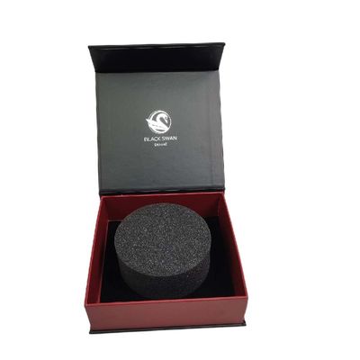 Custom Logo Luxe Zwarte Geschenkdoos Met Magnetische Sluiting Gemaakt Van Recycled Materials