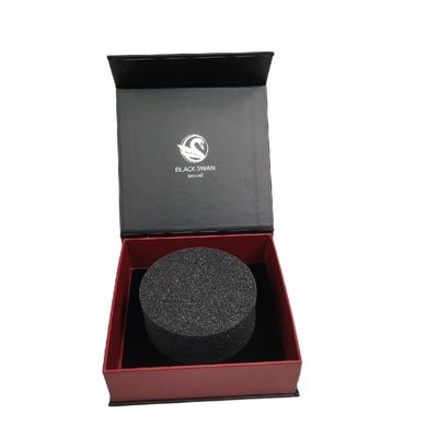 Custom Logo Luxe Zwarte Geschenkdoos Met Magnetische Sluiting Gemaakt Van Recycled Materials