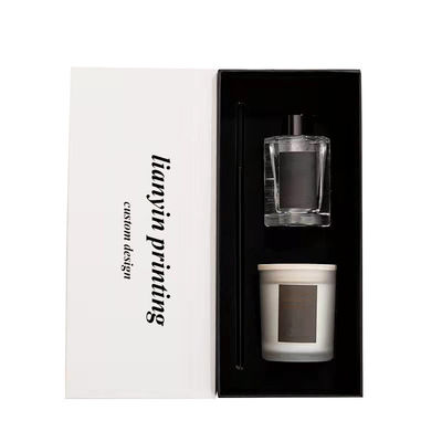 Fashion Luxury Haarborsel Zwarte cadeaubon Set met EVA-schuim en gouden folie