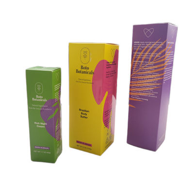Matt Laminatie Custom Gift Box Verpakking voor huidverzorging Cosmetica High End Mode Luxe