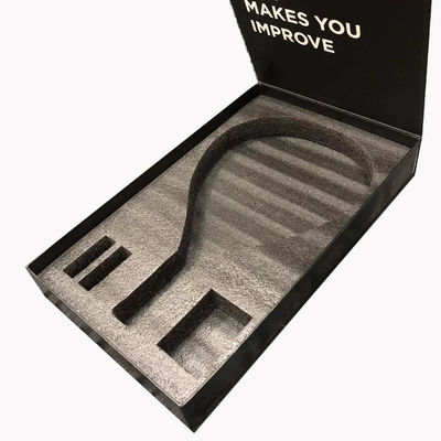 Stijlvolle kartonnen magnetische verpakkingsdoos op maat voor badminton racket