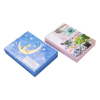 Kleurbedrukte papier op maat Juwelen Verpakkingsdoos Recycled Flip Top Kartondoos