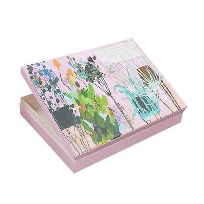 Kleurbedrukte papier op maat Juwelen Verpakkingsdoos Recycled Flip Top Kartondoos