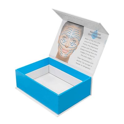 Flapbox Custom Luxe Magnetische Verpakking Huidverzorgingsproduct Schuim Inbreng Magnet Box