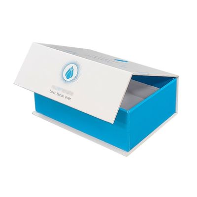 Flapbox Custom Luxe Magnetische Verpakking Huidverzorgingsproduct Schuim Inbreng Magnet Box
