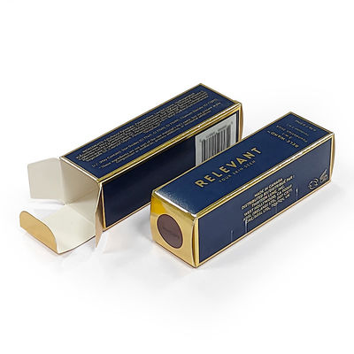Gepersonaliseerde kleur Lipstick Opvouwbaar Karton Parfum Fles Lipstick Geschenk Cosmetische Verpakking Papier Kleurdoos